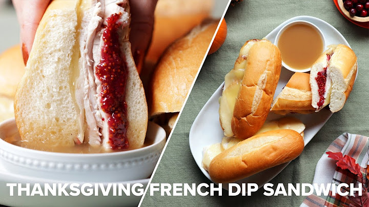 Γαλλικό βουτηγμένο σάντουιτς ημέρας των ευχαριστιών